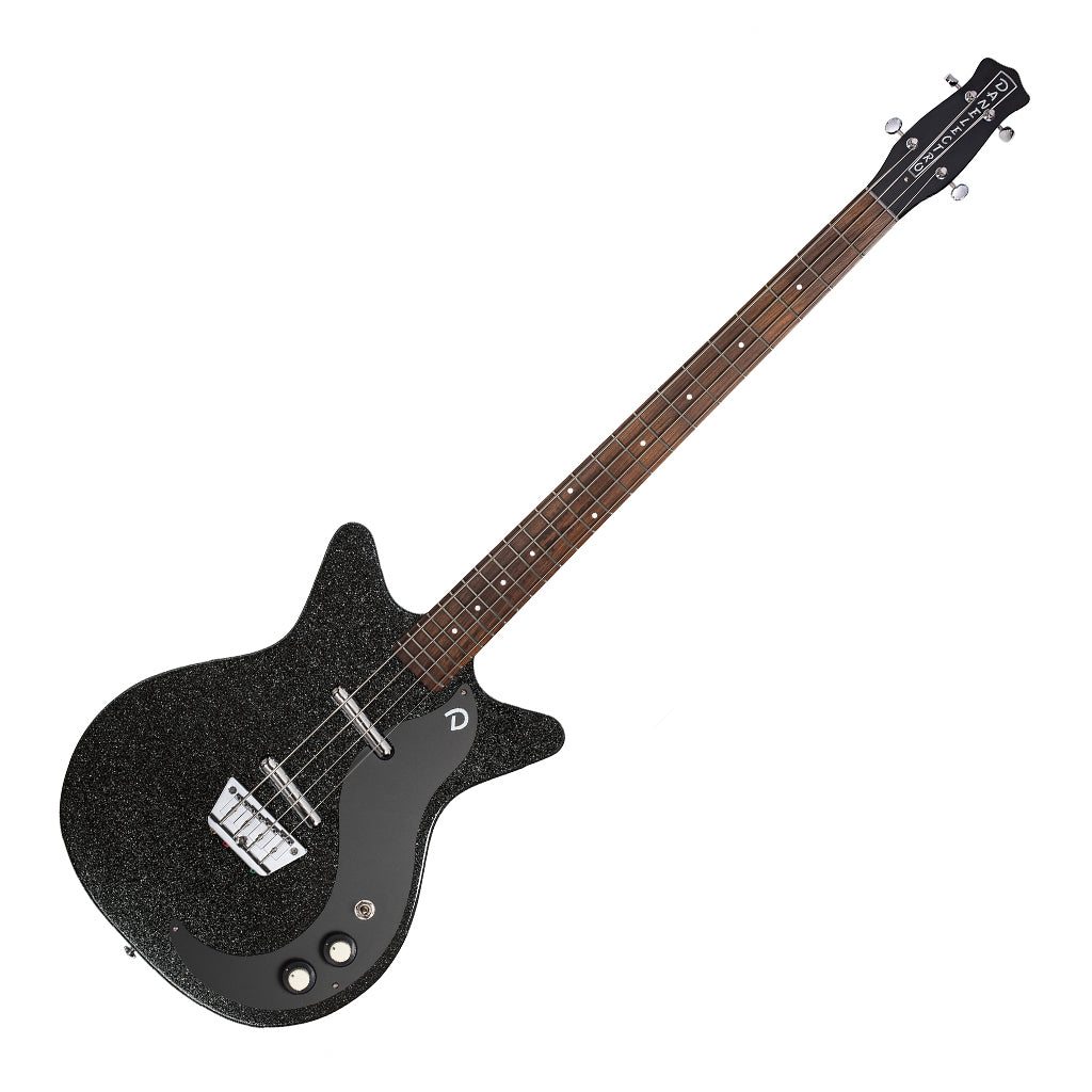 Danelectro '59 Short Scale Bass Guitar - Black Metal Flake
