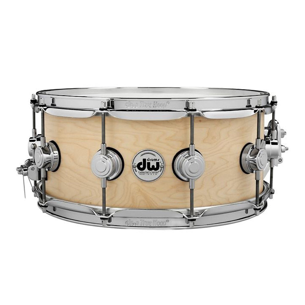 DW Collector&#39;s Series® Maple Satin Oil Snare Drum w/ Chrome Hardware - 14&quot;x6.5&quot;-Sky Music
