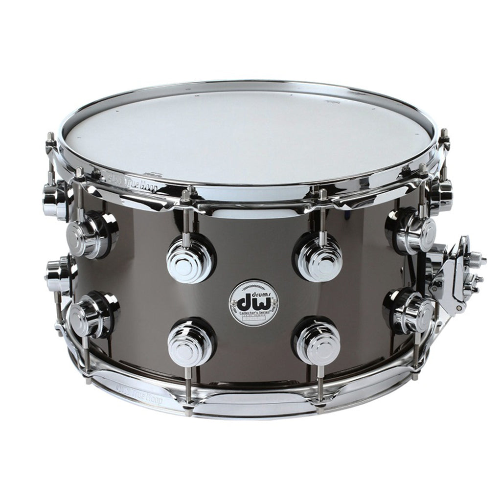 DW - Black Nickel Over Brass Snare - Chrome Hardware