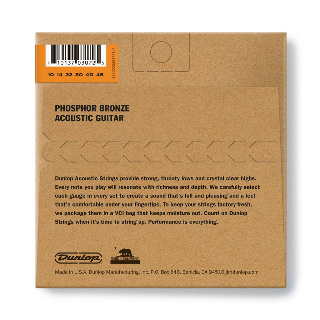 Dunlop 10-48 Phosphor Bronze - Acoustic Guitar Strings