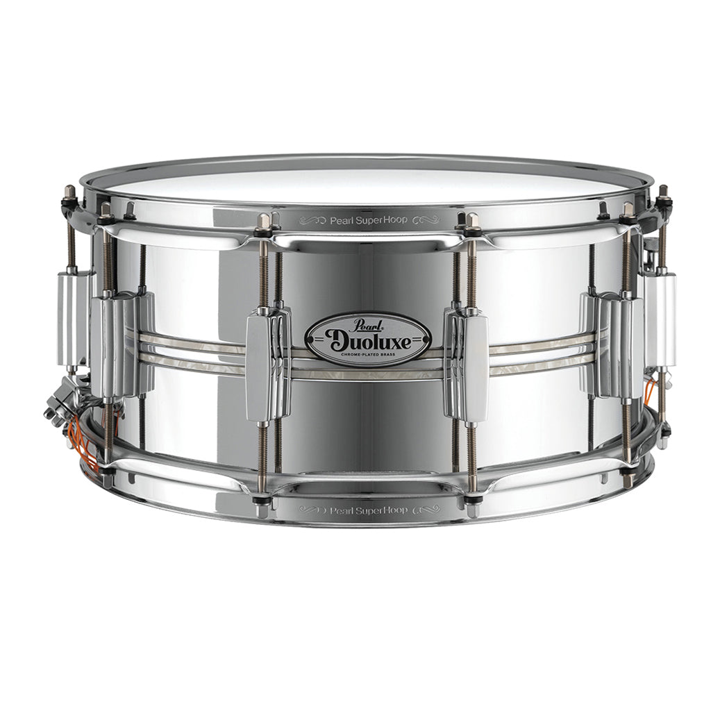 Pearl - 14"x6.5" Duoluxe - Chrome Over Brass Snare Drum