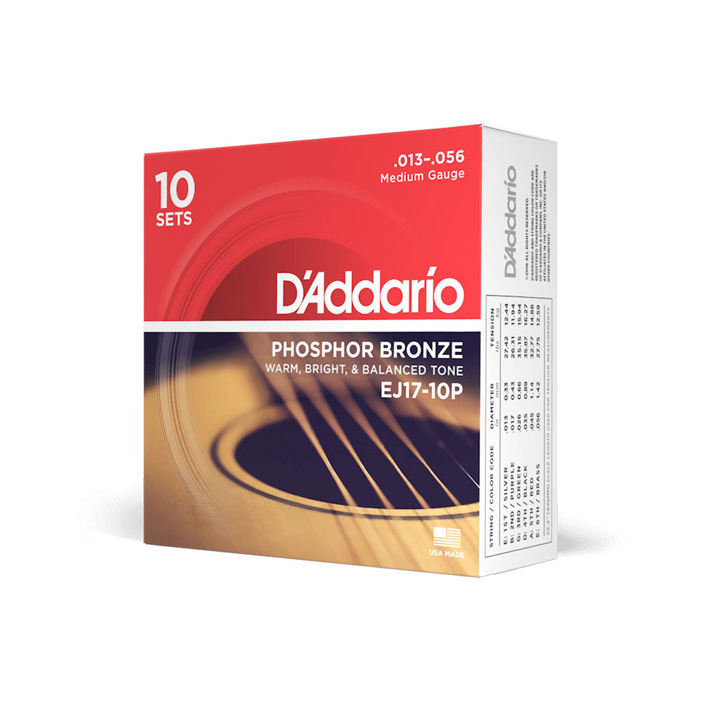 D'Addario Propack Phosphor Bronze 13-56