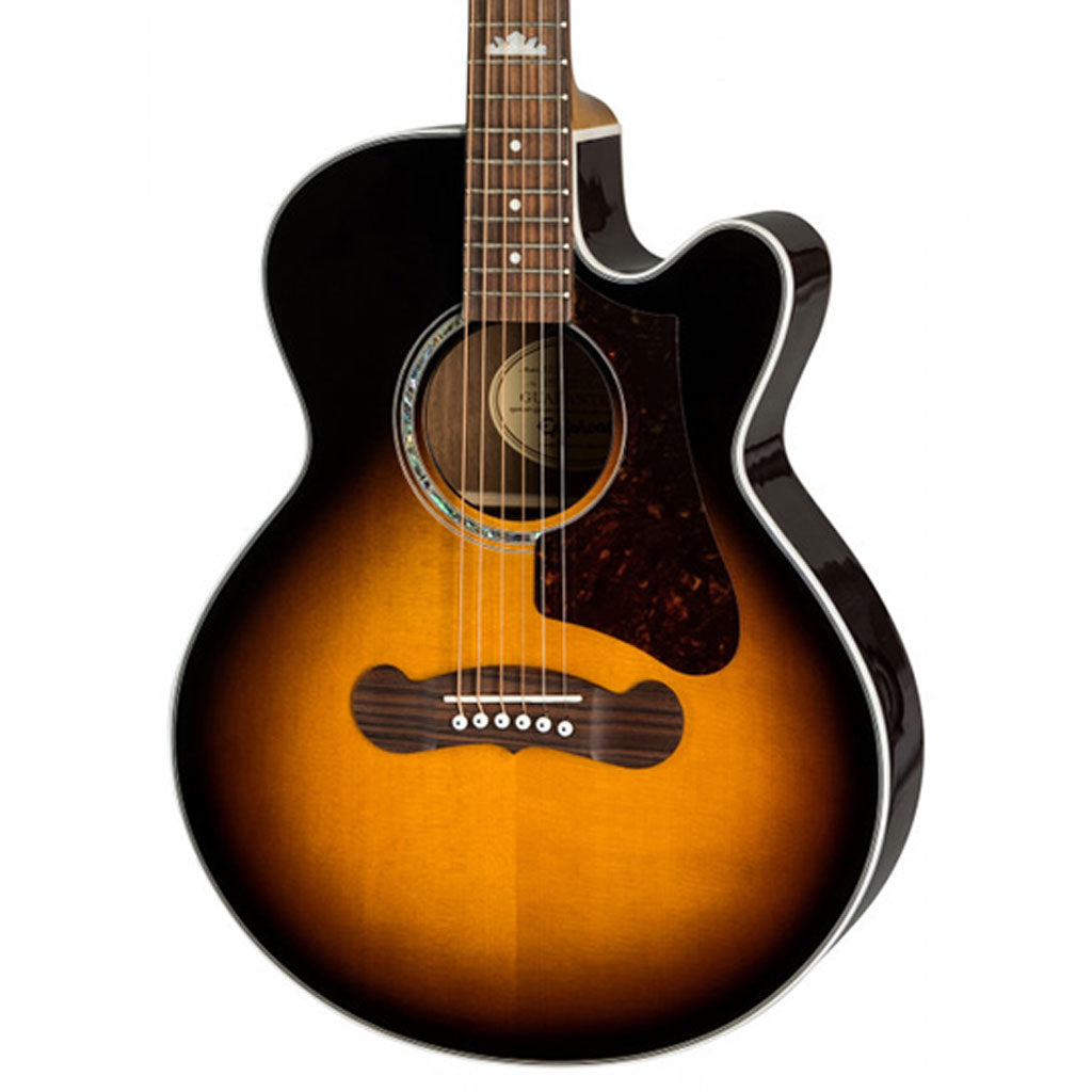 Epiphone J-200 EC Studio Parlor - Vintage Sunburst