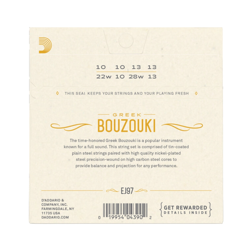 Daddario Bouzouki Strings Nickel