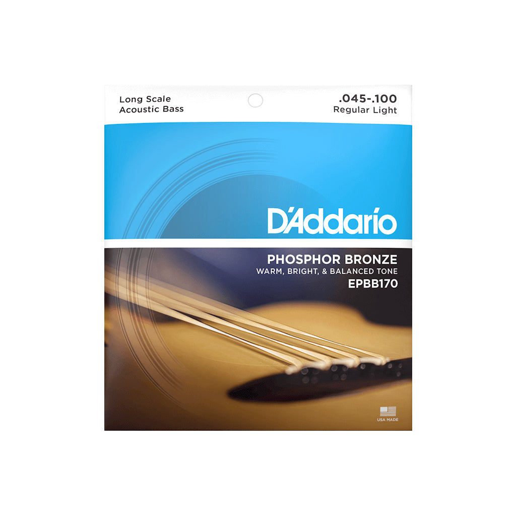 D Addario EPBB170 Set Acoustic Bass Strings PB 45 100 Acoustic Bass Strings