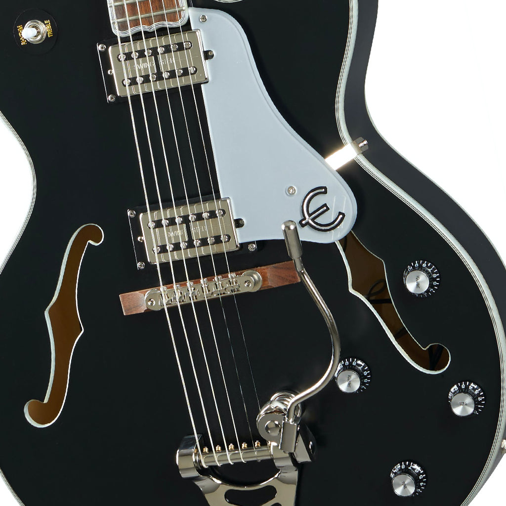 Epiphone Emperor Swingster Black Aged Gloss