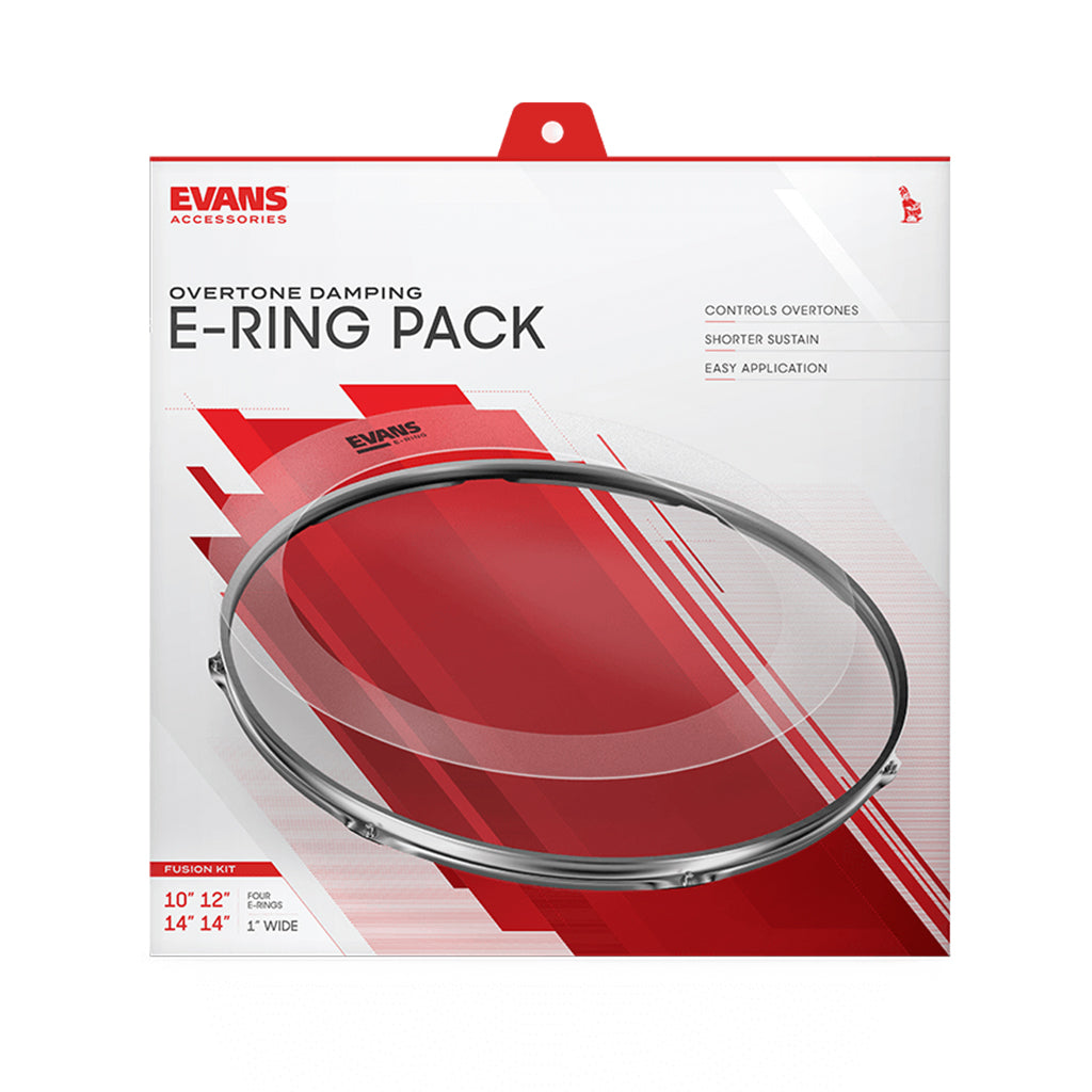 Evans - E-Ring 10 - 12 - 14 - 14" - Fusion Pack
