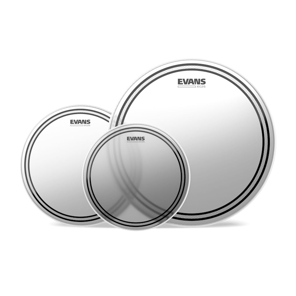Evans EC2S Frosted Standard Tom Pack - 12" 13" 16"