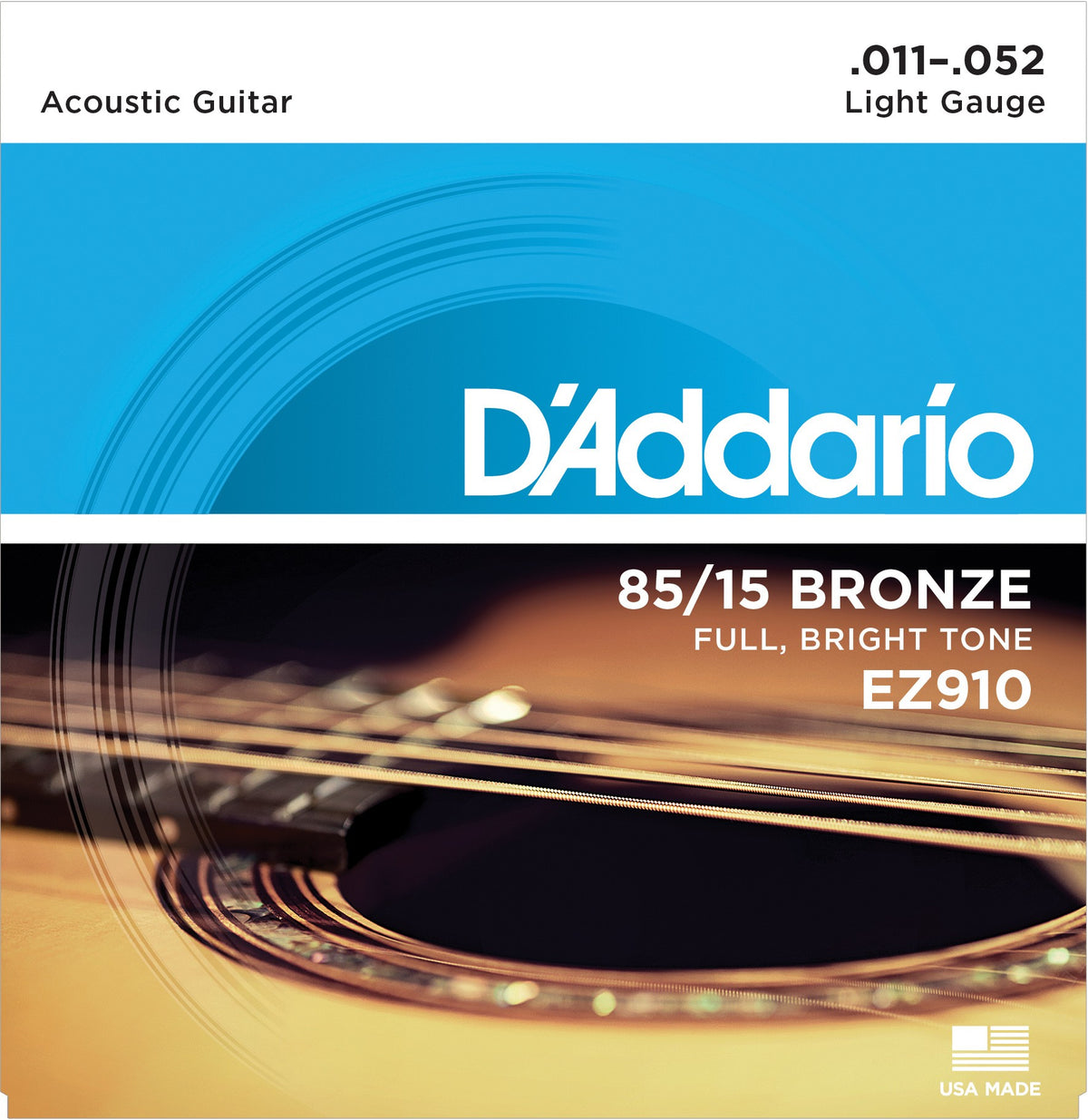 D&#39;Addario EZ910 85/15 Bronze 11-52-Sky Music