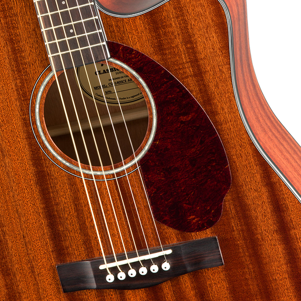 Fender CD 140SCE Dreadnought Mahogany w Case