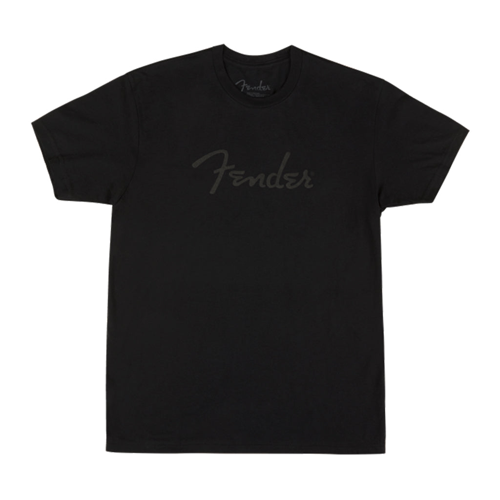Fender Logo T Shirt Black Small