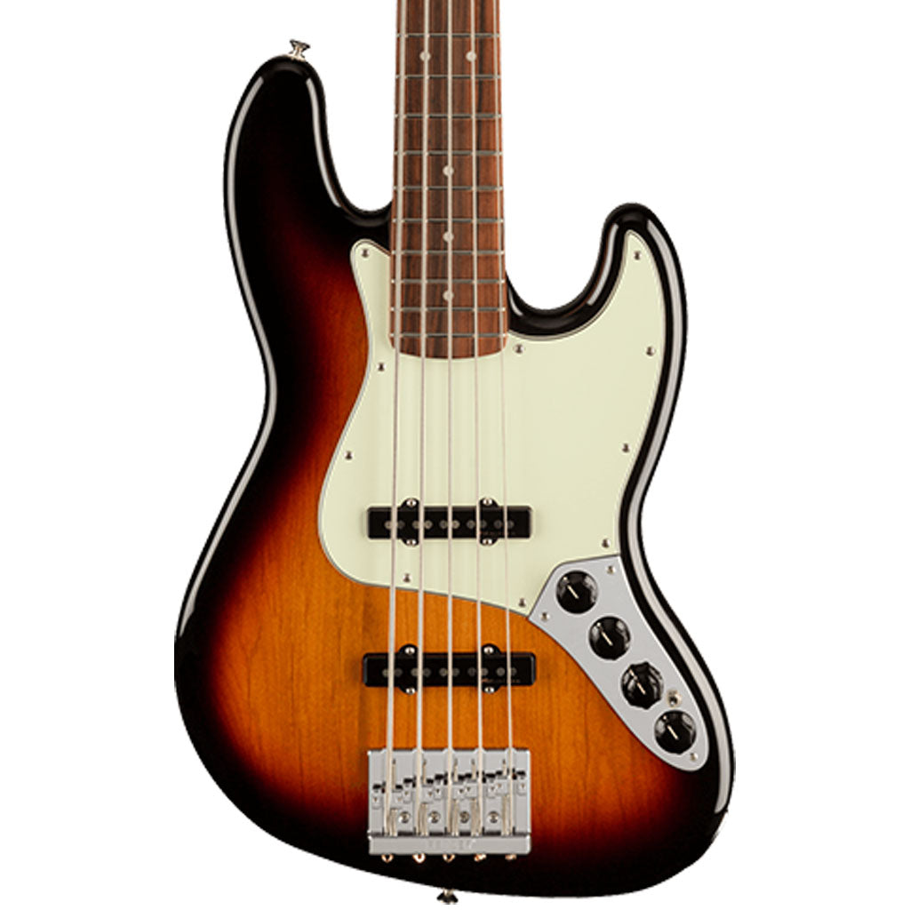 Fender - Player Plus Jazz Bass® V, Pau Ferro Fingerboard - 3-Tone Sunburst