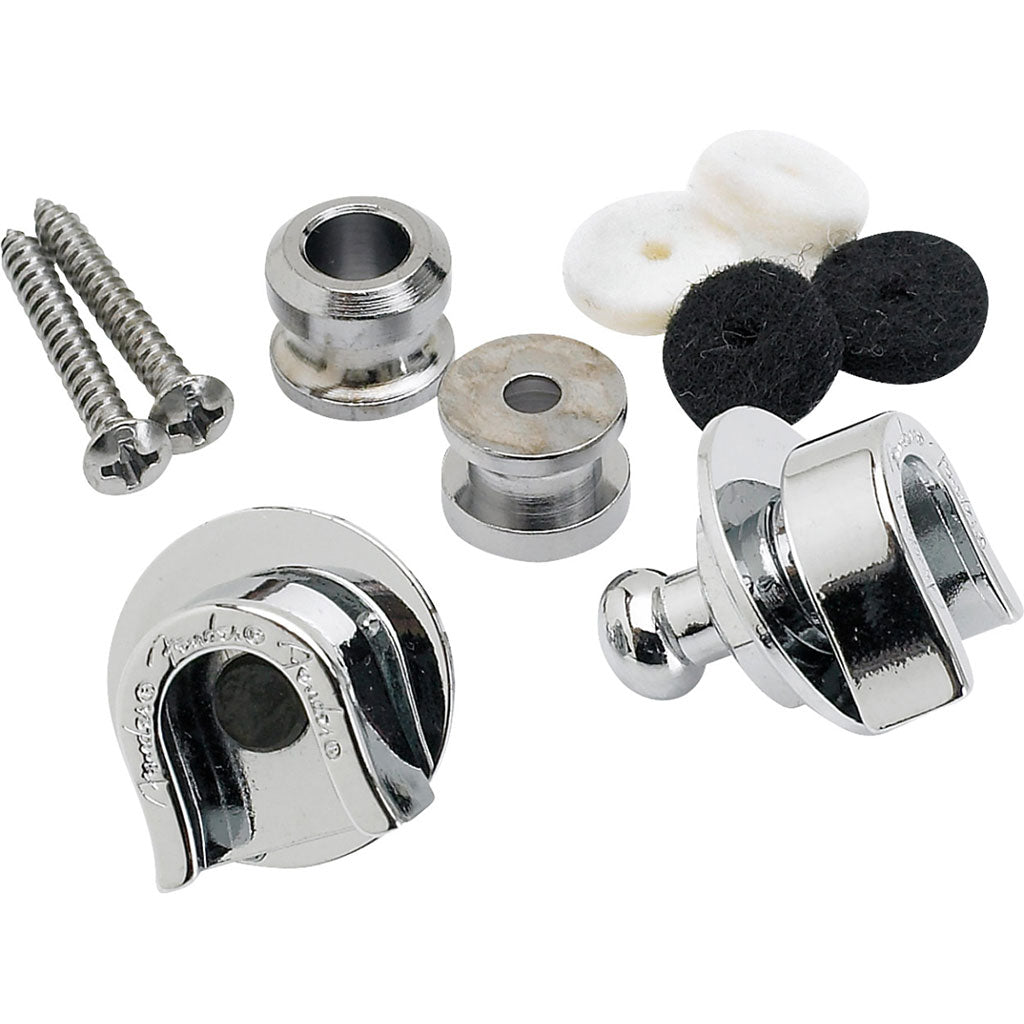 Fender Security Strap Locks - Chrome-Sky Music