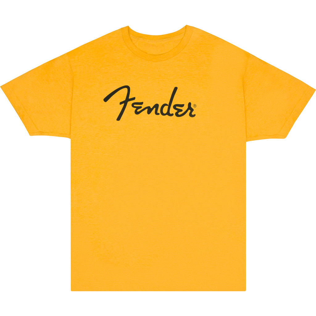 Fender® Spaghetti Logo T-Shirt, Butterscotch Blonde, S