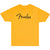 Fender® Spaghetti Logo T-Shirt, Butterscotch Blonde, S