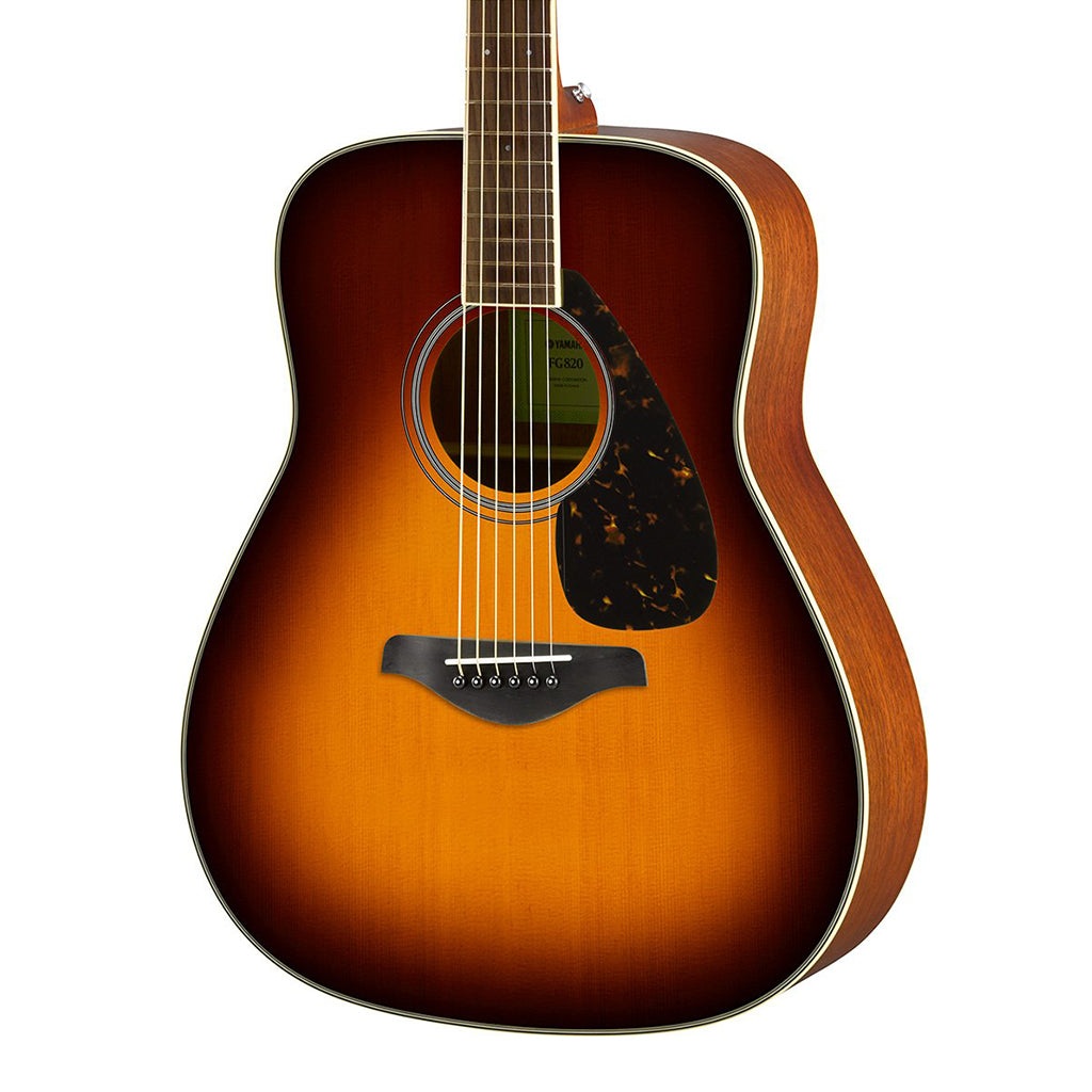 Yamaha FG820 Acoustic Guitar Brown Sunburst