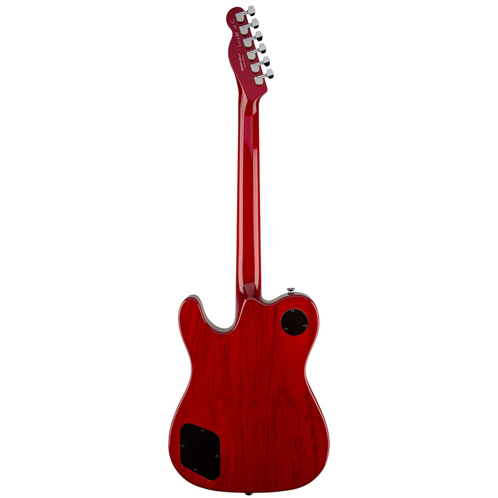 Fender Jim Adkins JA 90 Thinline Telecaster Crimson Red Transparent