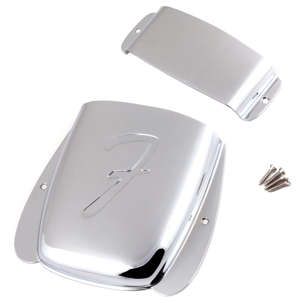 Fender Pure Vintage Jazz Bass Ashtray Cover Set Steel Chrome