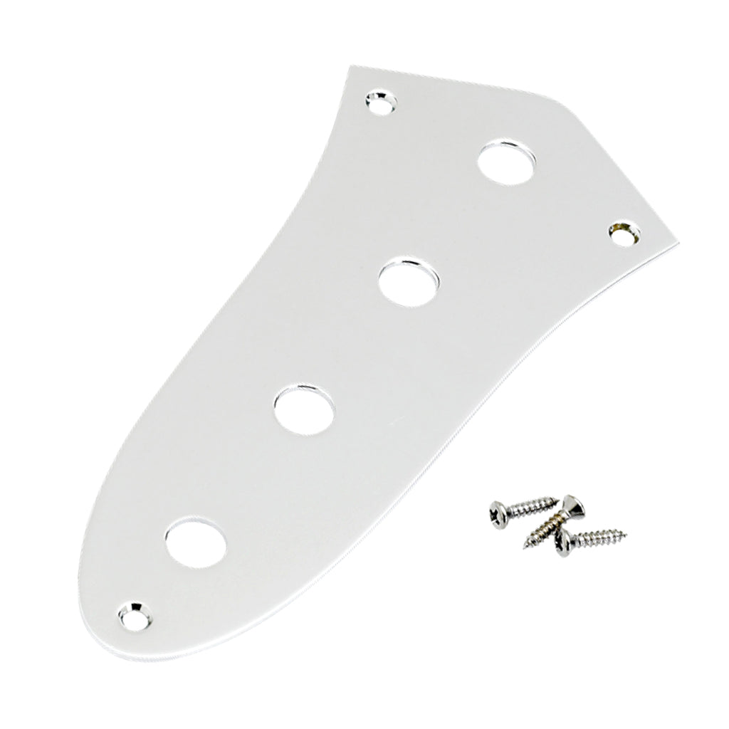 Fender Jazz Bass Control Plate 4 Hole Chrome