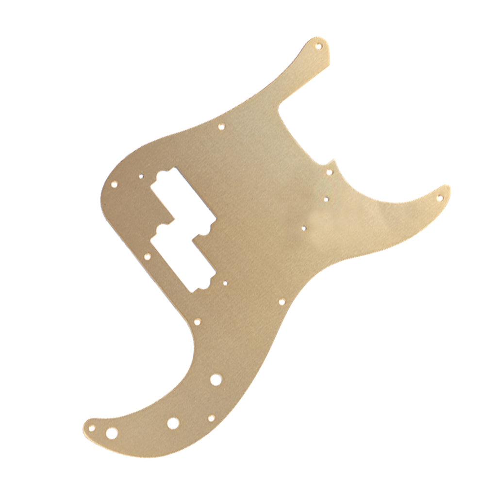 Fender Pickguard 57 Precision Bass 10 Hole Mount Gold Anodized 1 Ply