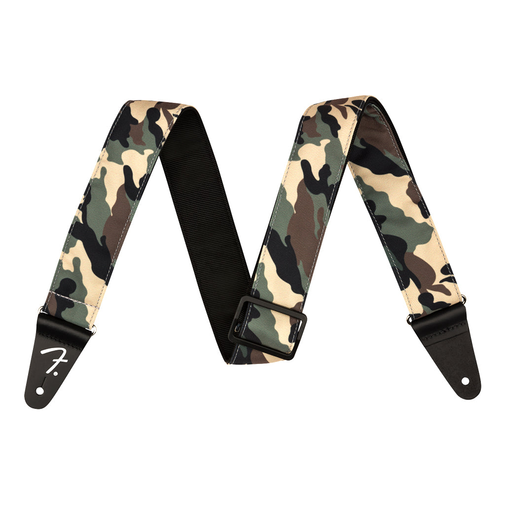 Fender 2 Camo Strap Woodland