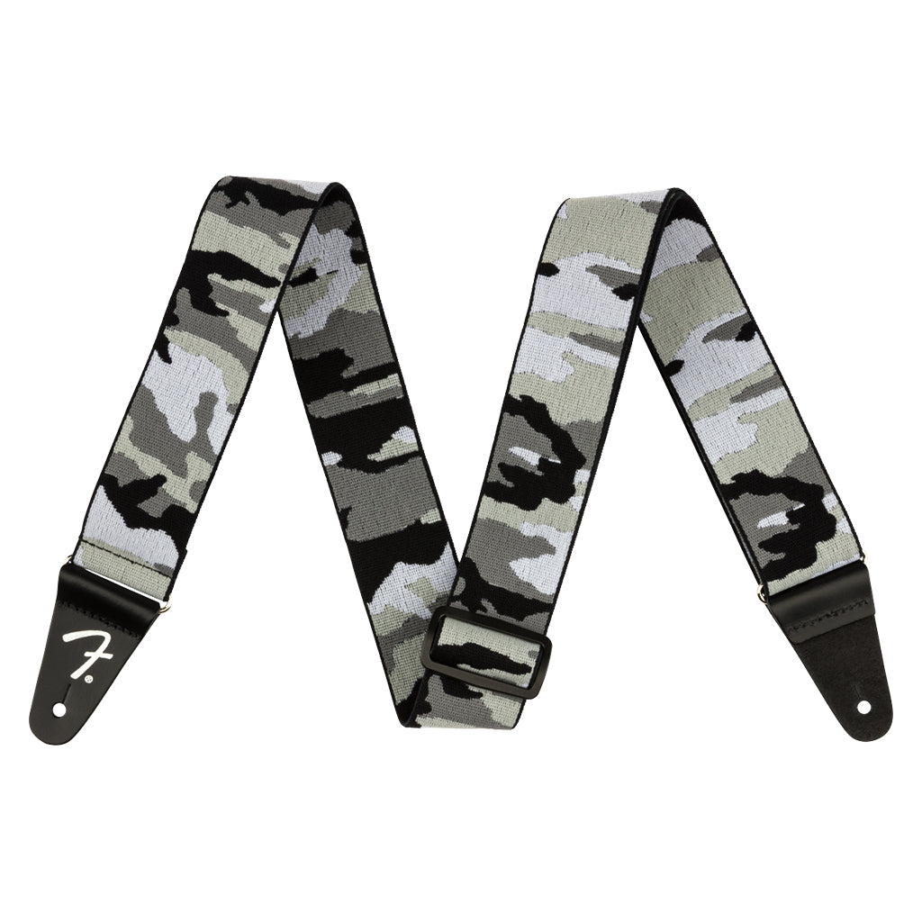Fender WeighLess 2 Gray Camo Strap Winter
