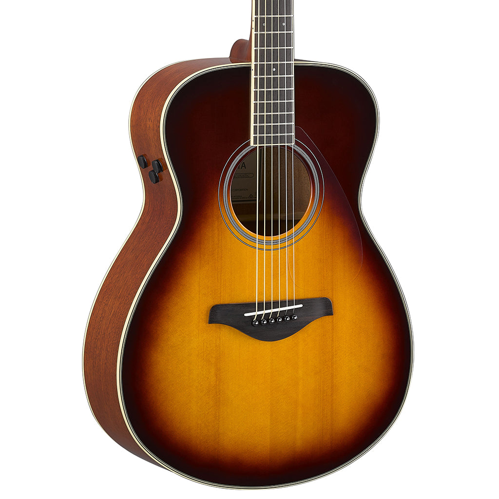 Yamaha FS TA TransAcoustic Concert Guitar Brown Sunburst