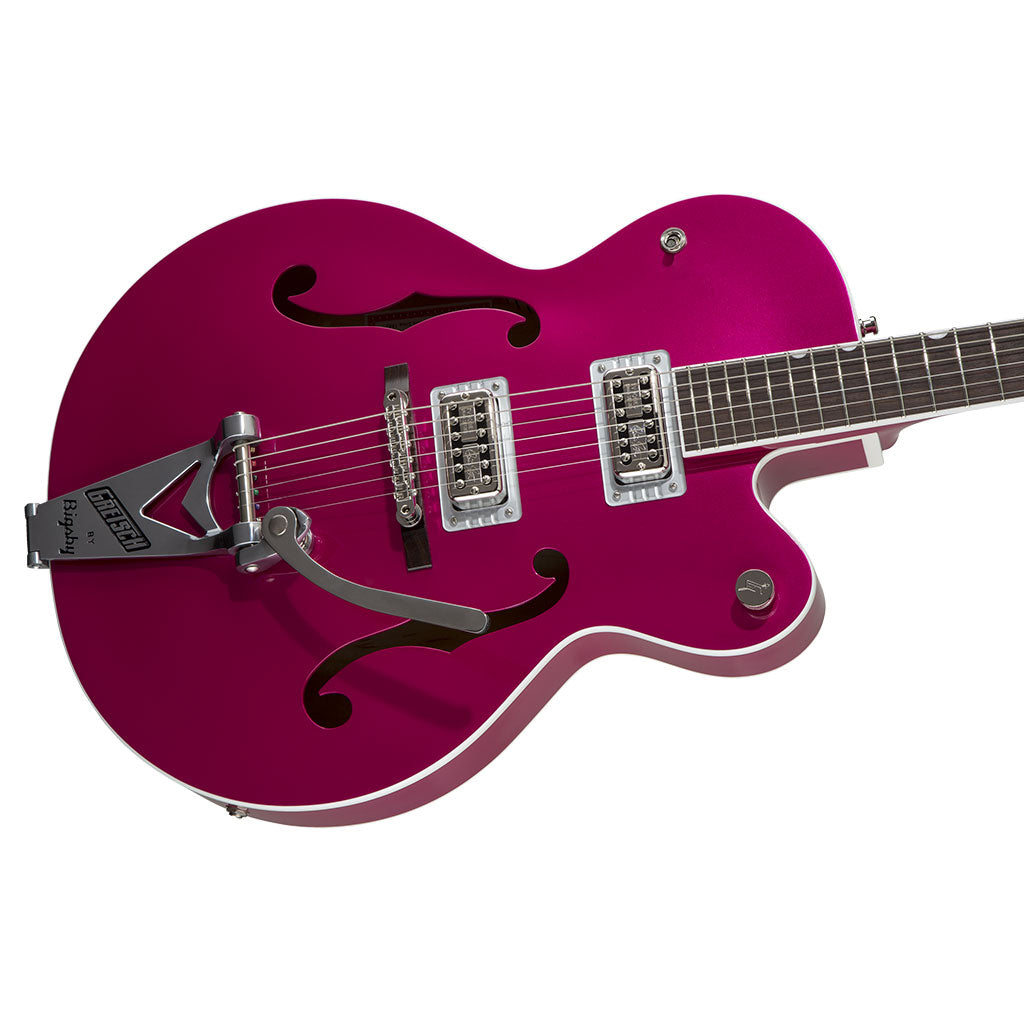 Gretsch G6120T-HR Brian Setzer Signature Hot Rod Hollow Body with Bigsby - Rosewood Fingerboard - Candy Magenta
