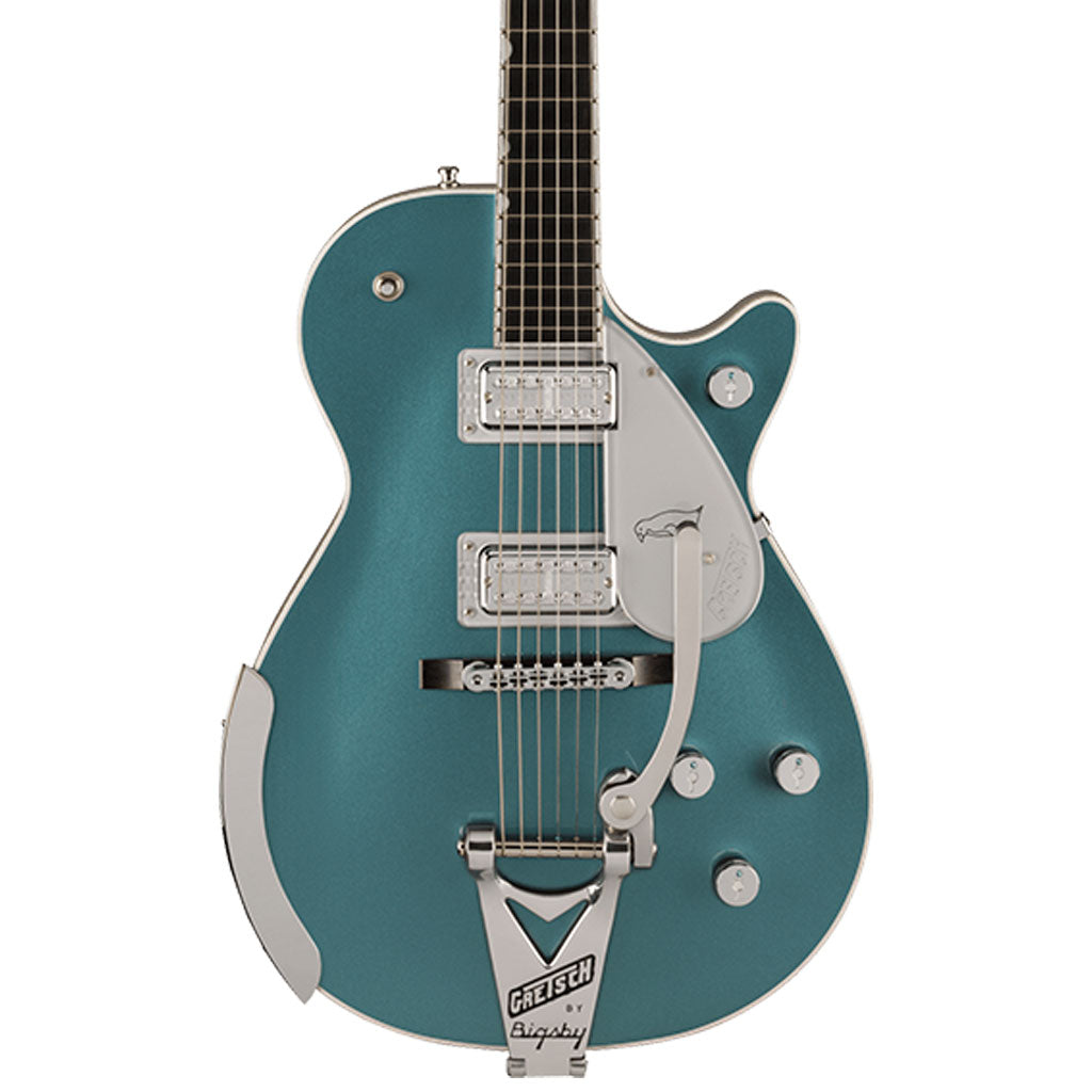 Gretsch G6134T-140 LTD 140th Double Platinum Penguin™ with String-Thru Bigsby®, Ebony Fingerboard, Two-Tone Stone Platinum/Pure Platinum