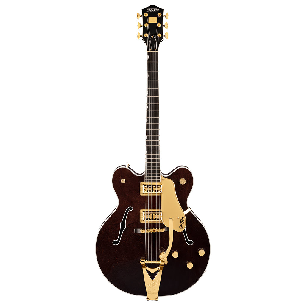 Gretsch G6122TG Players Edition Country Gentleman Hollow Body with String Thru Bigsby and Gold Hardware Walnut Stain