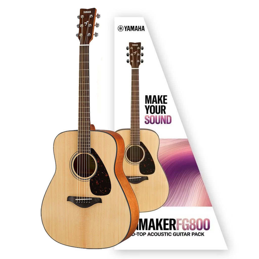 Yamaha Gigmaker FG800NT Acoustic Guitar Pack