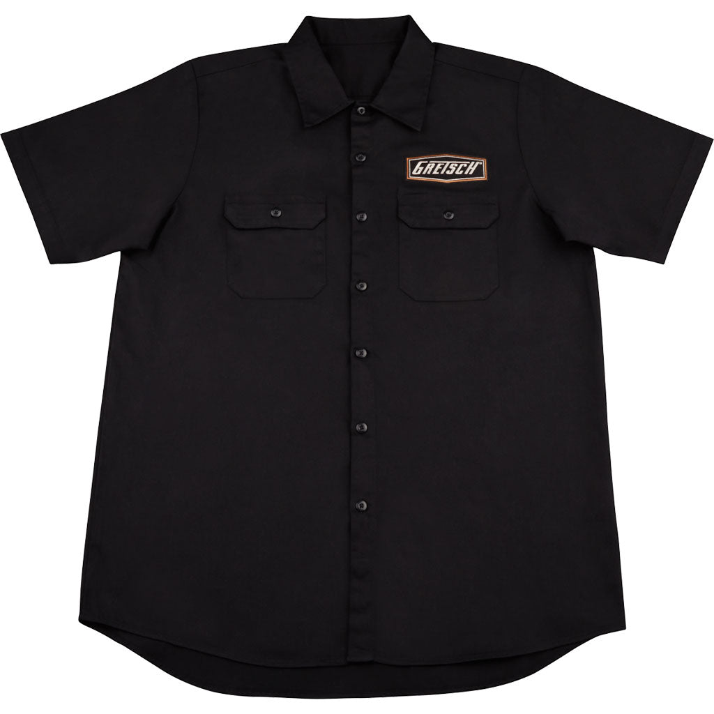 Gretsch Biker Work Shirt - Black - L