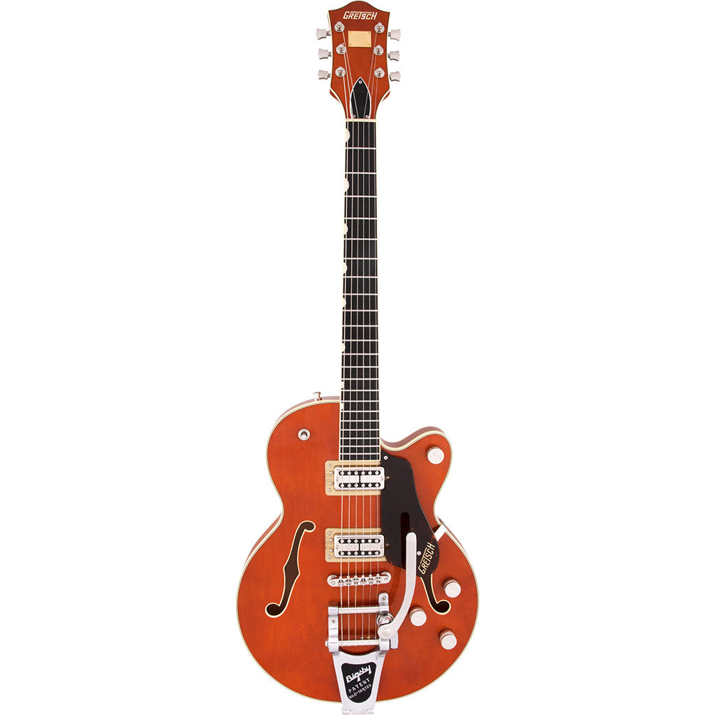 Gretsch - G6659T Players Edition Broadkaster® Jr. Center Block Single-Cut with String-Thru Bigsby®, Ebony Fingerboard, Roundup Orange