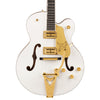 Gretsch G6136TG Players Edition Falcon Hollow Body with String Thru Bigsby and Gold Hardware White