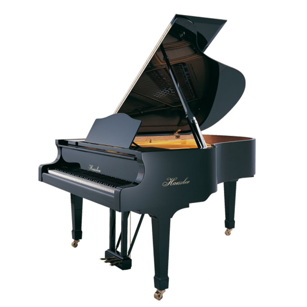 Haessler - H186 Grand Piano - Ebony Polish-Sky Music