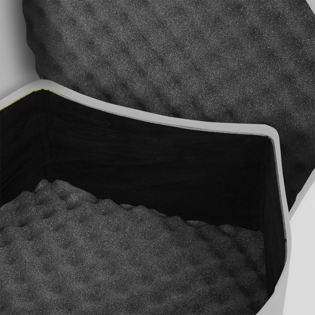 Hardcase - Lined White 14" - Snare Case