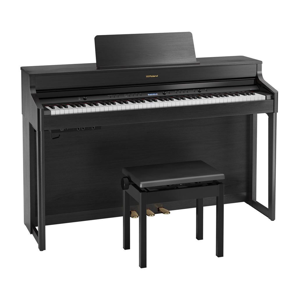 Roland HP702 Digital Piano &amp; Stool Charcoal