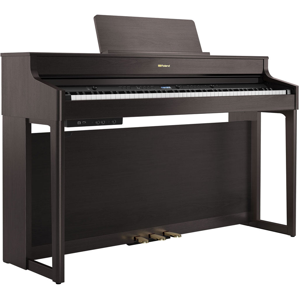 Roland HP702 Digital Piano & Stool - Dark Rosewood