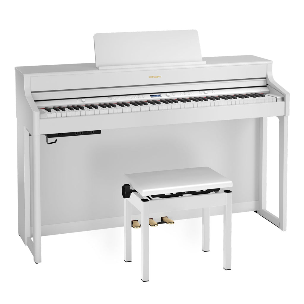 Roland HP702 Digital Piano &amp; Stool White