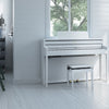 Roland HP702 Digital Piano & Stool White