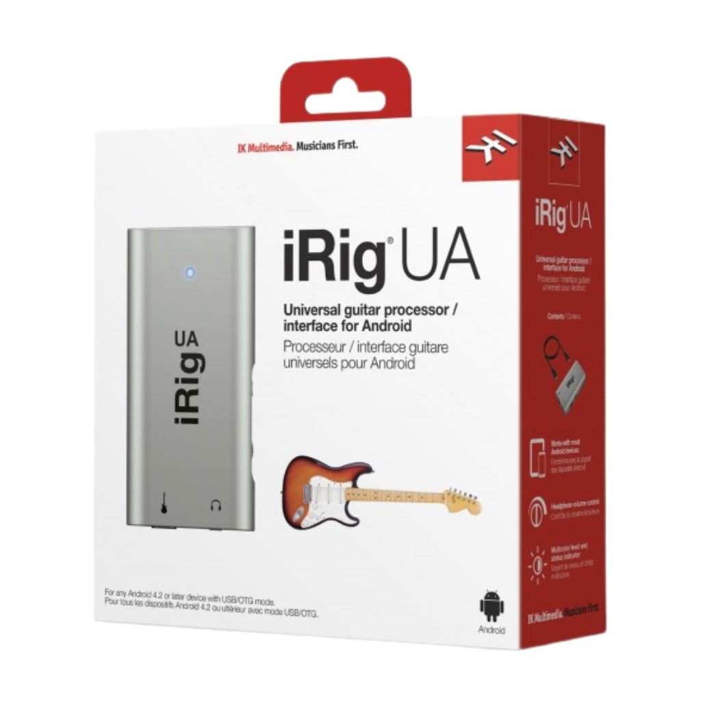 IK iRig UA Universal Guitar Effects Processor & Interface for Android PC & Mac