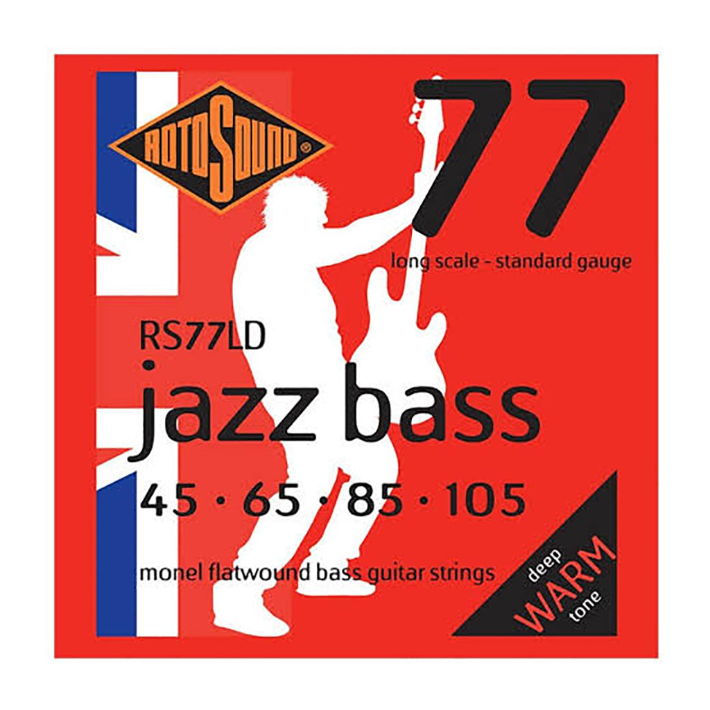 Rotosound RS77LD - Jazz Flat Wound 45 -105 Bass Guitar Strings-Sky Music