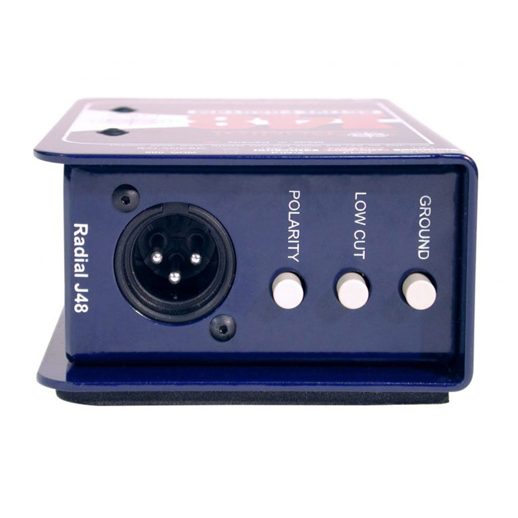 Radial J48 - Active 48V Phantom Powered Direct Box with Digital Switching Supply