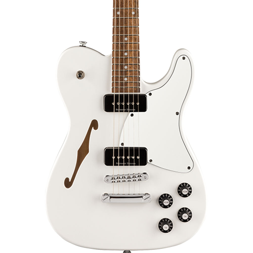 Fender Jim Adkins JA-90 Telecaster Thinline - White - Laurel