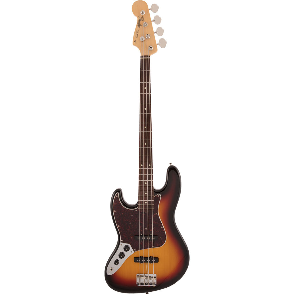 Fender Japan Traditional 60's Jazz Bass Left Handed - 3 Tone Sunburst