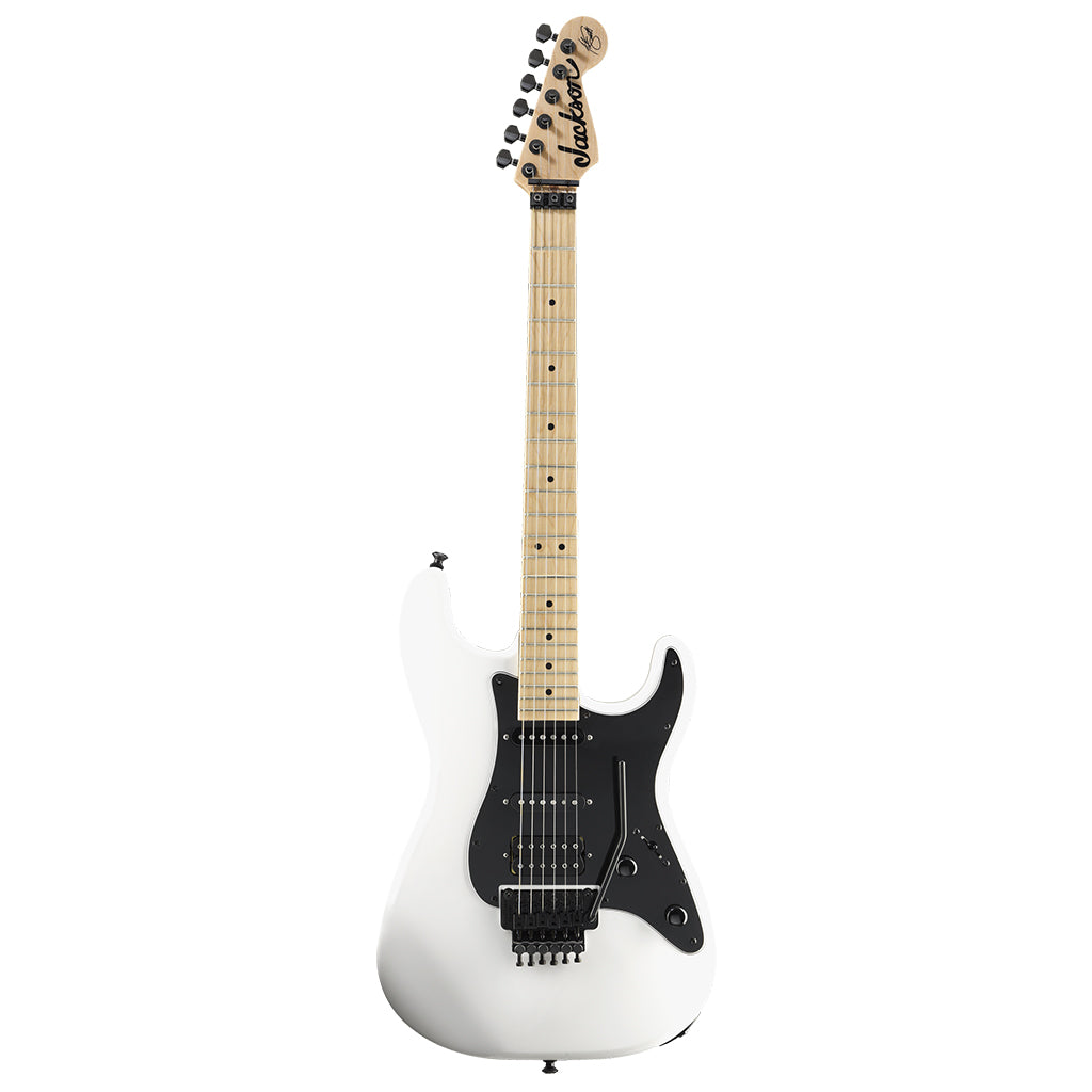 Jackson X Series Signature Adrian Smith SDXM Maple Fingerboard Snow White with Black Pickguard