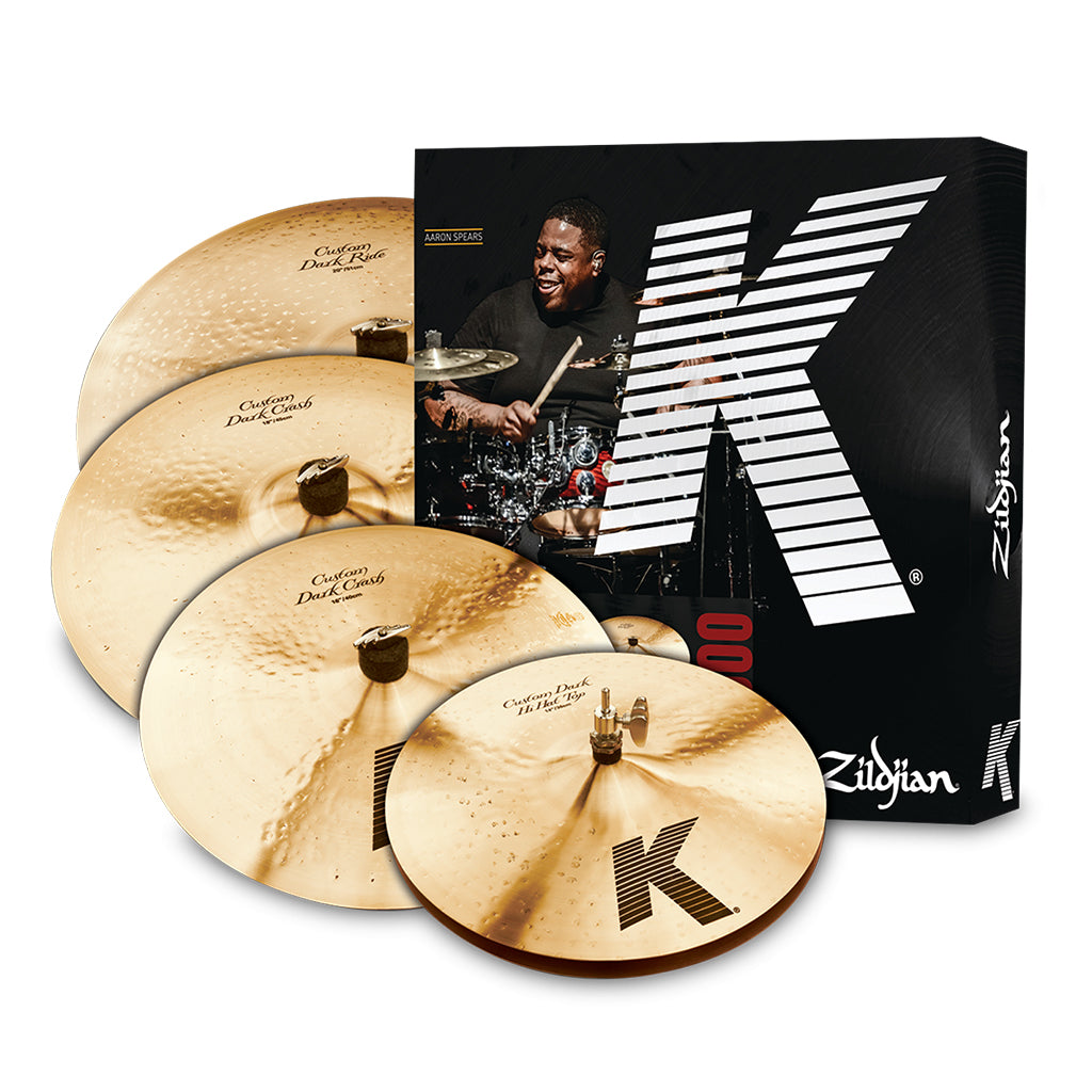 Zildjian - K Custom Dark Cymbal Set - 14,16, 18, 20 Matched Set