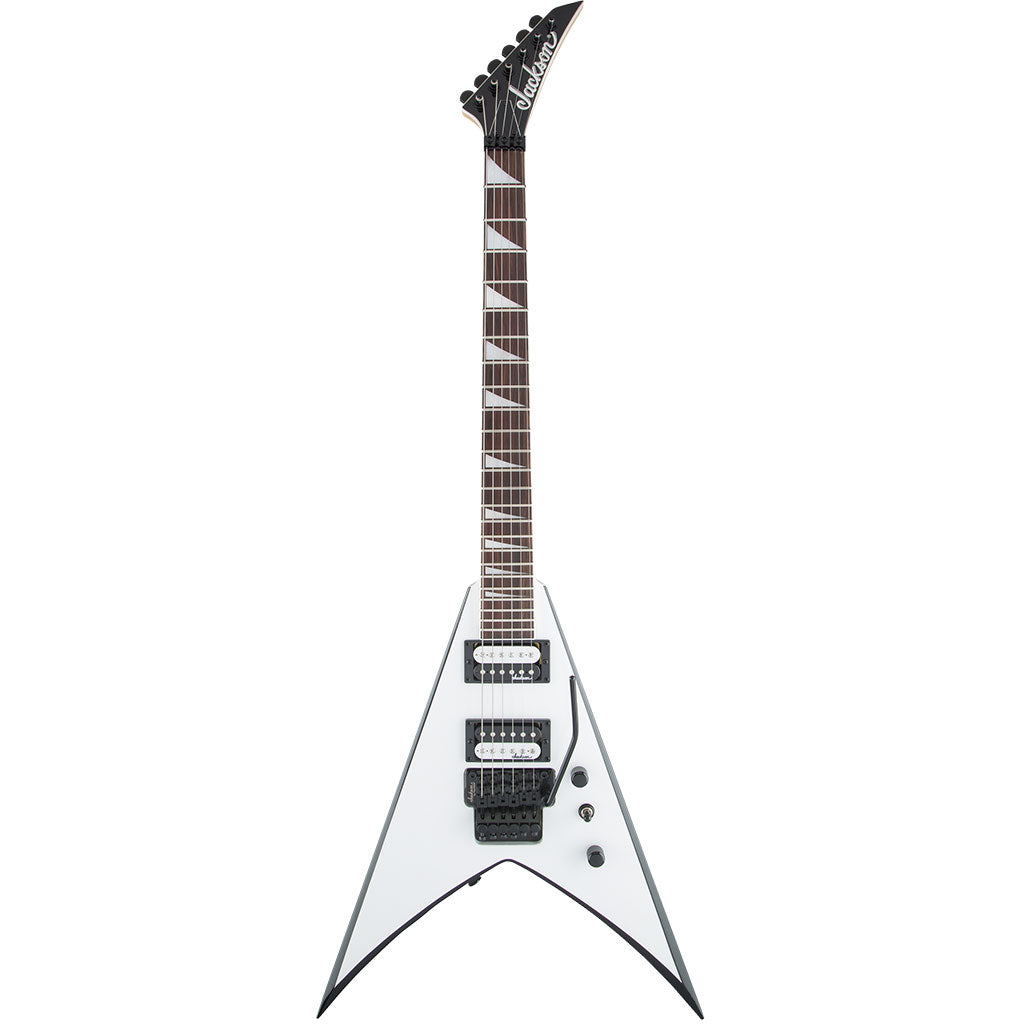 Jackson JS Series King V JS32 - White with Black Bevels - Amaranth