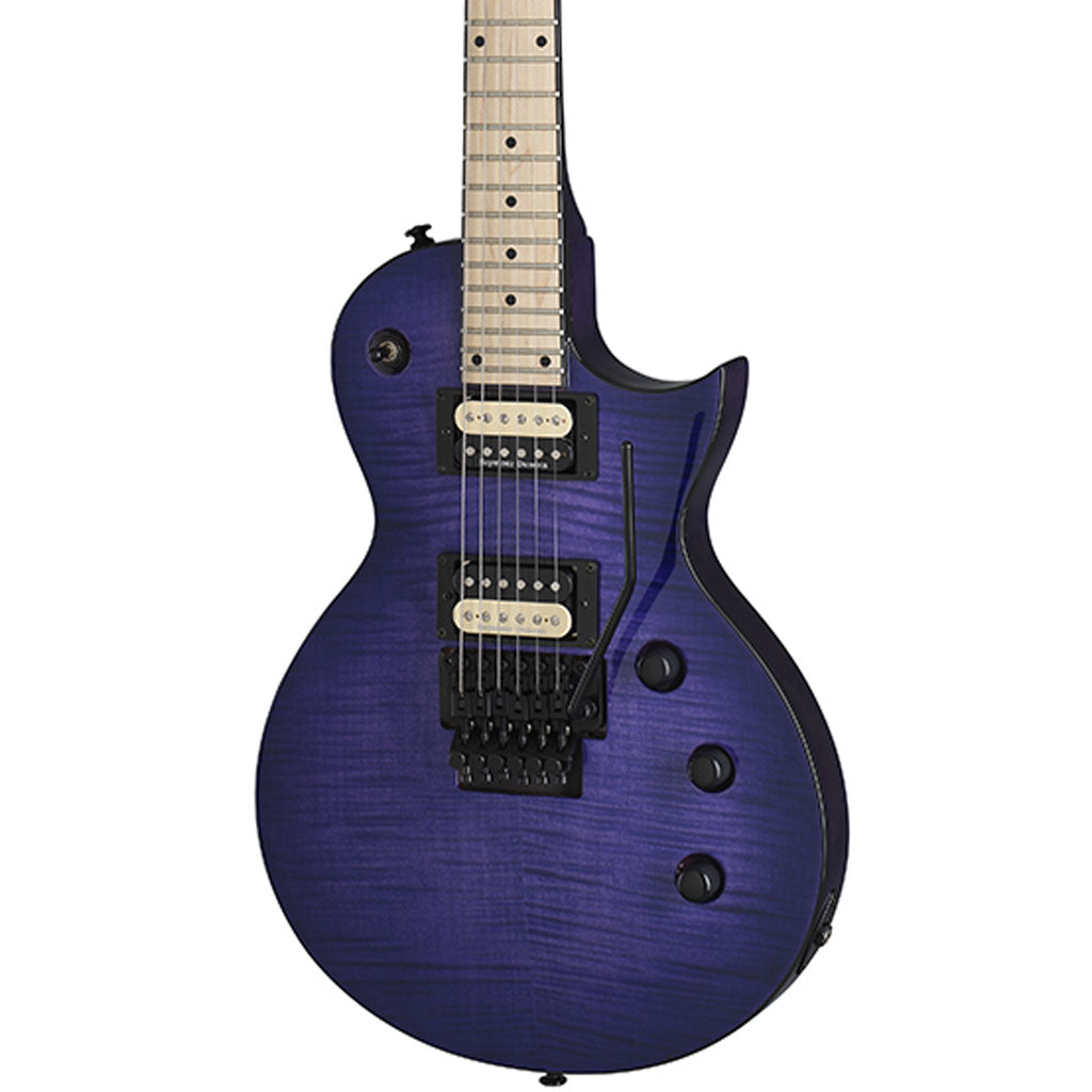 Kramer Assault Plus Reverse Headstock - Maple Fretboard - Trans Purple Burst