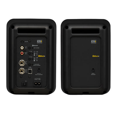 KRK GOAUX4 Portable Studio Monitors 2 Way 4" Bi-amped Class D Power with measurement microphone